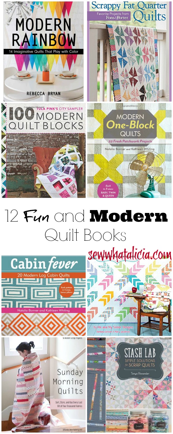 Fun and Modern Quilt Books: www.sewwhatalicia.com