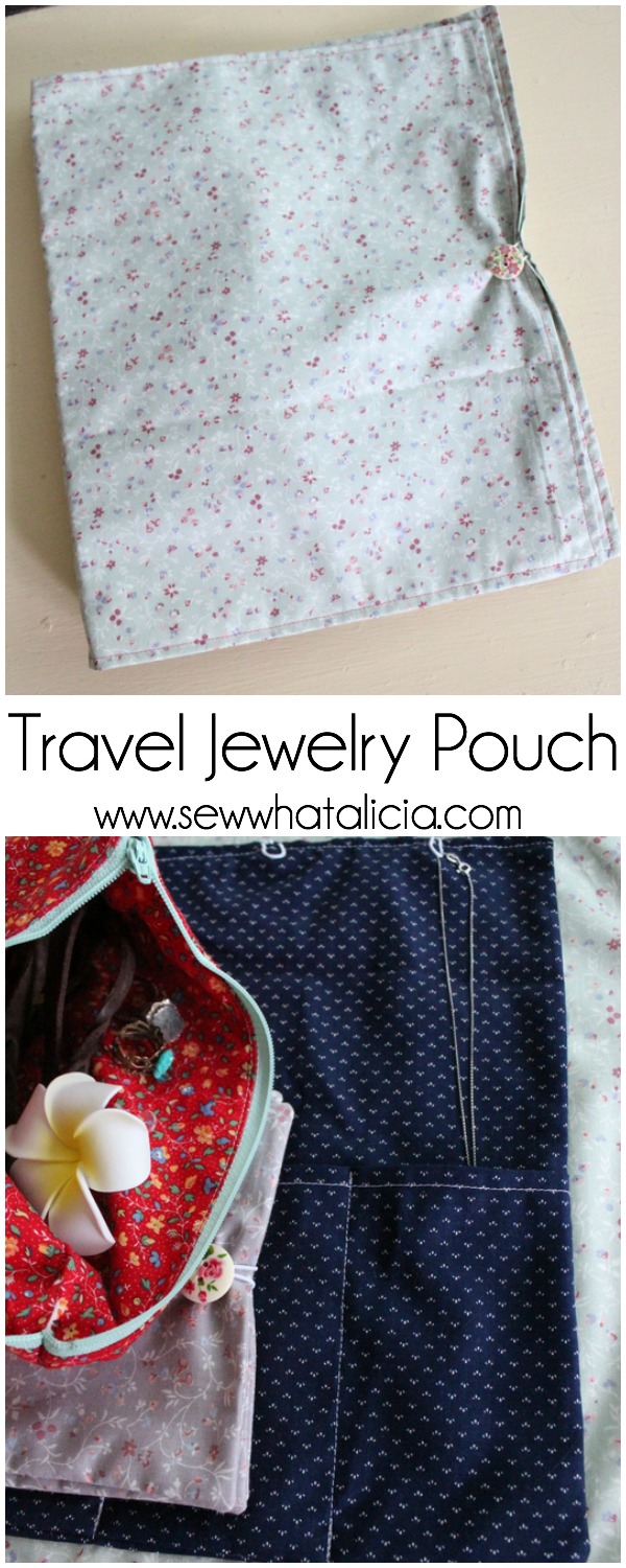 Travel Jewelry Pouch | www.sewwhatalicia.com