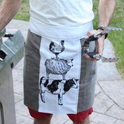 Quick Dish Towel Apron