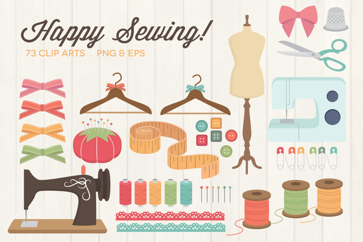 10+ Fantastic Sewing Clip Art Collections | www.sewwhatalicia.com