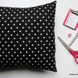 How to Make a Square Pillow Cover