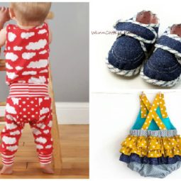 10+ Beautiful Gifts to Sew for Baby: Nothing is sweeter than sewing a handmade gift for a baby shower or new baby. Here are some adorable patterns for gifts to sew for baby. Click through for a full collection of patterns. | www.sewwhatalicia.com