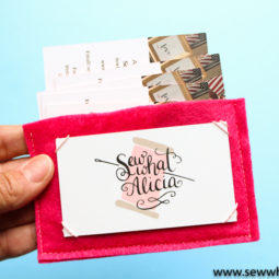 Felt Business Card Holder Tutorial