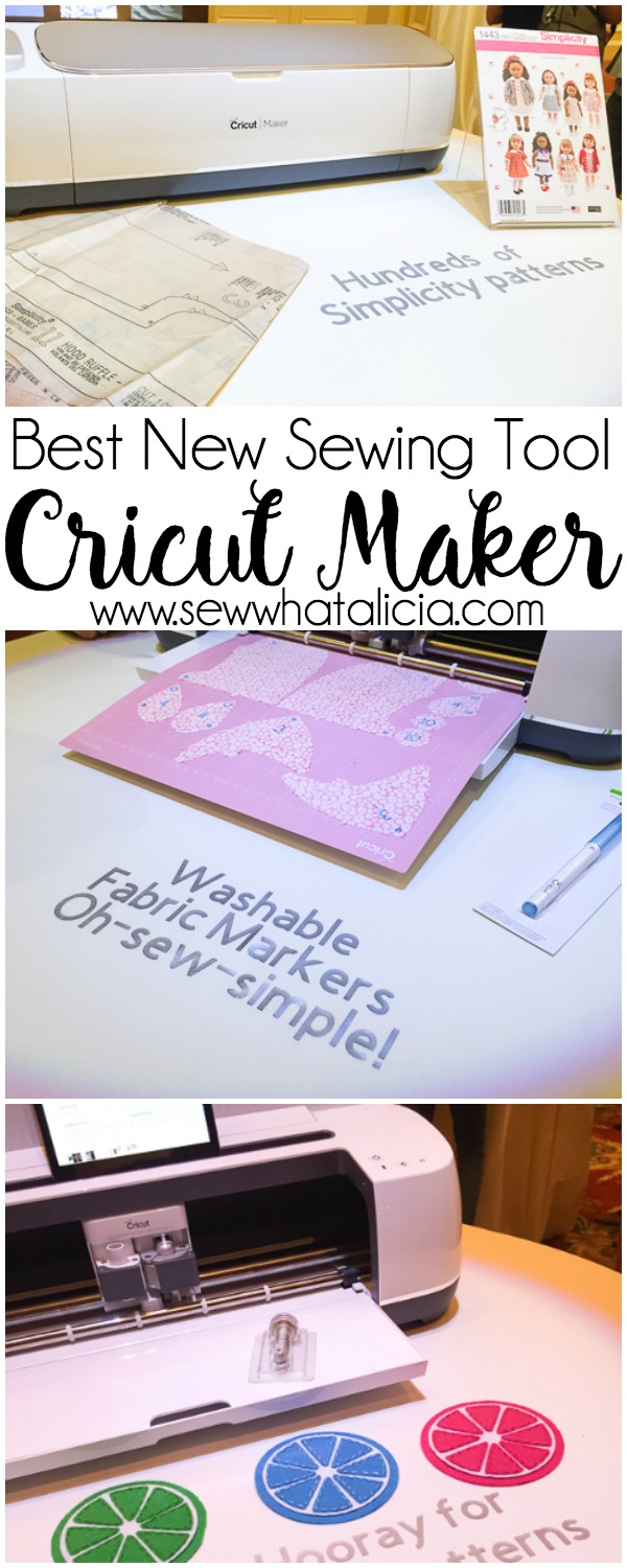 10+ Tips to Use the Cricut Maker for Sewing: The Cricut Maker is the perfect tool for beginners to learn to sew in an easy simple way! Click through for a full list of tips for using the cricut maker. | www.sewwhatalicia.com