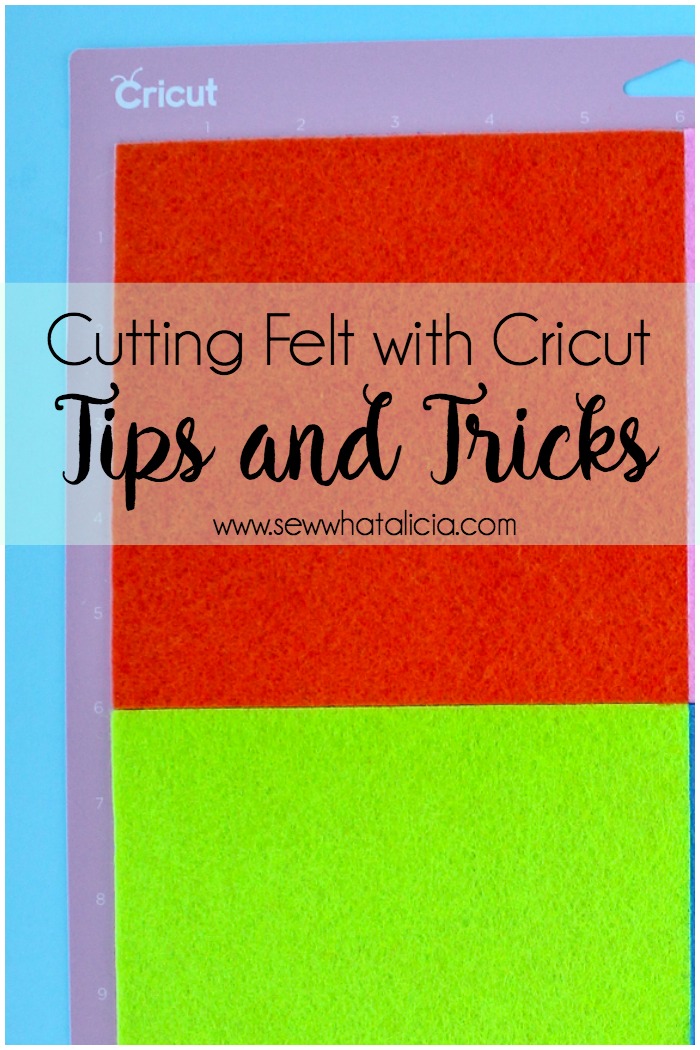 Cutting Felt with Cricut; Tips and Tricks: All the tips and tricks you need to know to cut felt with Cricut. | www.sewwhatalicia.com