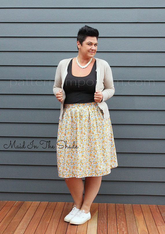 Skirt Sewing Patterns for Women and Girls: Gathered Skirt | www.sewwhatalicia.com