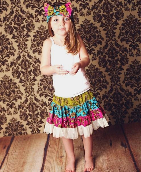 Skirt Sewing Patterns for Women and Girls: Swirly Skirt | www.sewwhatalicia.com