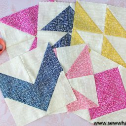 Half Square Triangles - 6 Easy Quilt Blocks and Patterns: This tutorial will teach you how to sew a half square triangle. It also includes 6 fun quilt designs using the half square triangle. Click through for the full tutorial and patterns. | www.sewwhatalicia.com