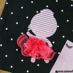 Easy Quilt Blocks with Cricut EasyPress 2: These adorable ballerina blocks are easy to make with your Cricut EasyPress 2. Click through for the full tutorial and supply list. #sewwhatalicia #cricutmade #sewcricut | www.sewwhatalicia.com