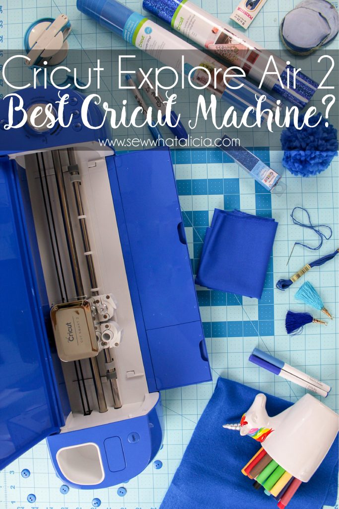 Cricut Explore Air 2 - Best Cricut Machine?: Is the EA2 the best Cricut machine for you? This cobalt blue machine from Joann just might be! Click through for all the details. #ad #handmadewithjoann | www.sewwhatalicia.com