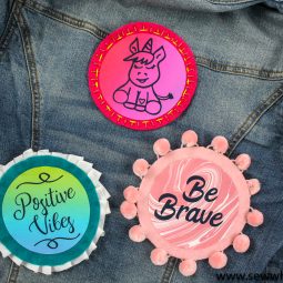Quick and Easy DIY Patches: With a few supplies you can create custom patches that are sure to be a big hit! Click through for the free cut files and instructions. | www.sewwhatalicia.com